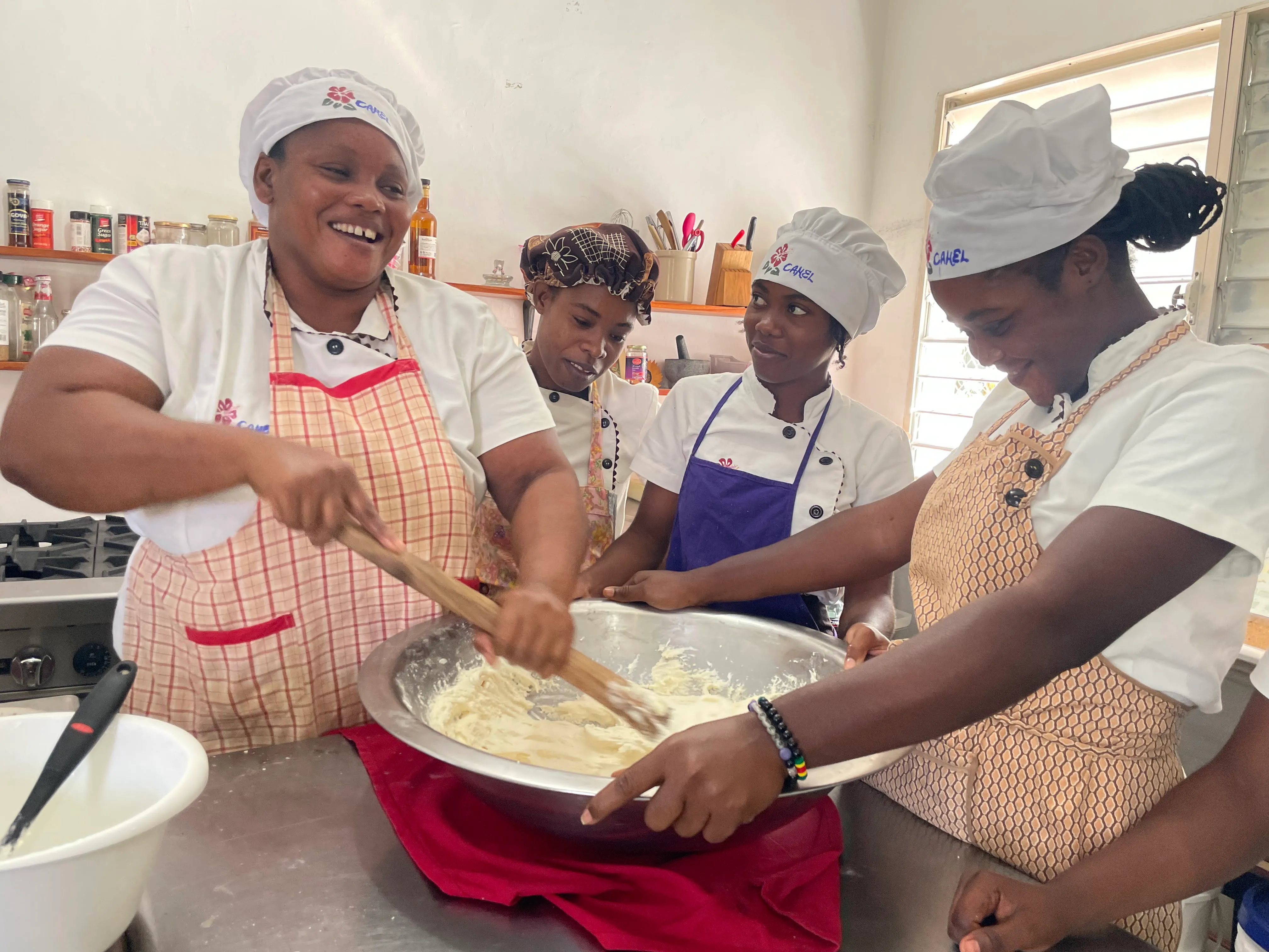 Centre Lumière students showcasing their achievements and community bond